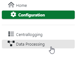 Data Processing Menu Item