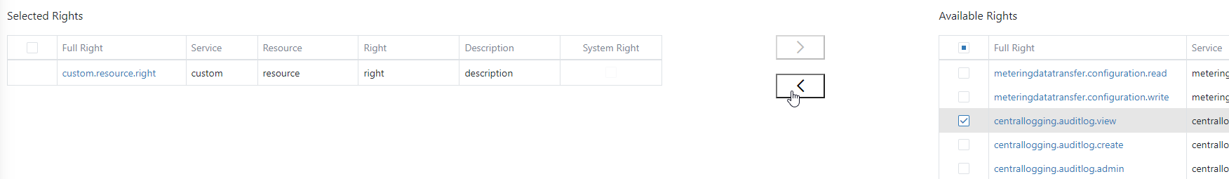 Role Configuration